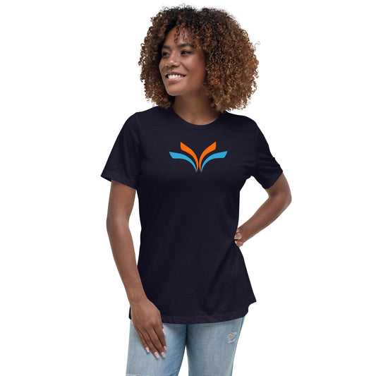 Lockeres Damen-T-Shirt mit RS Logo 2000